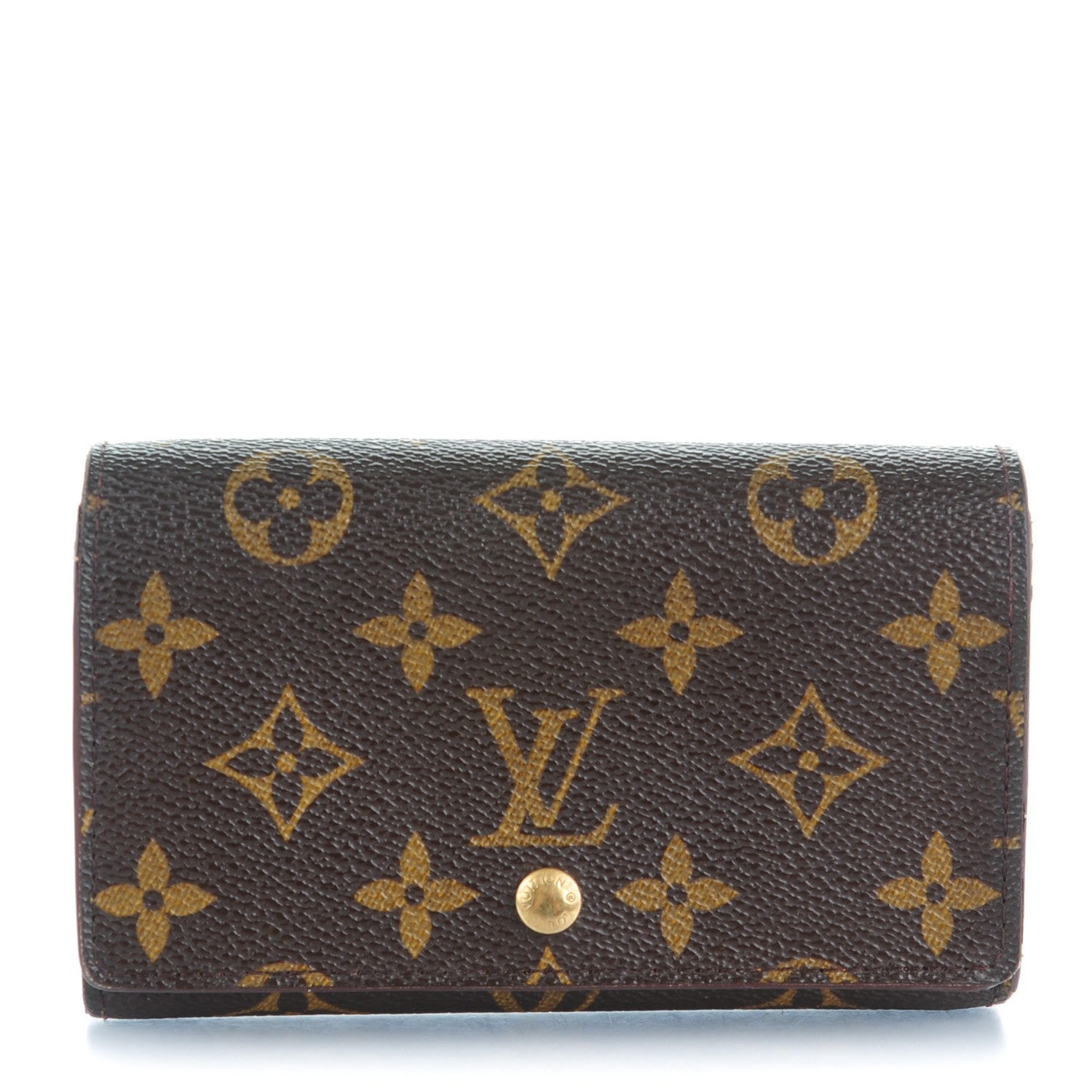 Louis Vuitton Monogram Porte-Monnaie Tresor Wallet 1 of 7