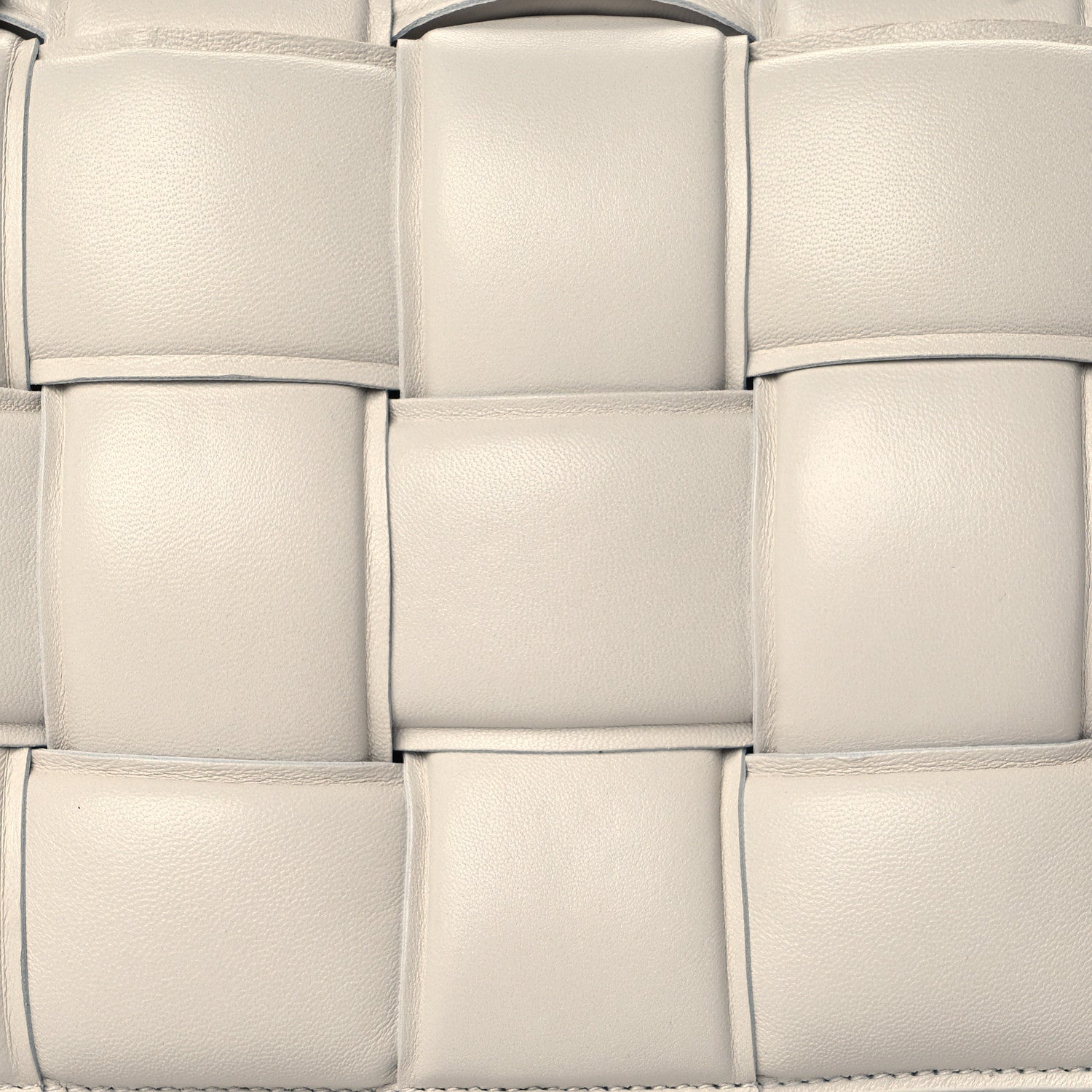 Bottega Veneta Nappa Maxi Intreccio Padded Cassette Crossbody Bag Chalk 8 of 10