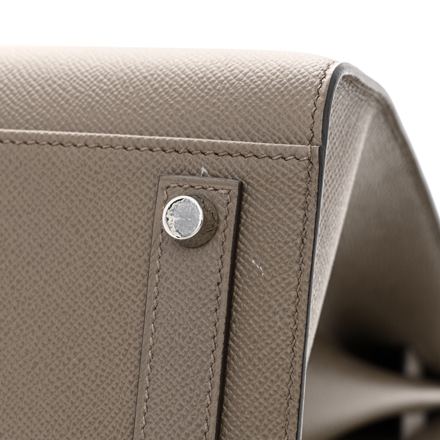 Hermes Epsom Birkin Sellier 35 Etain 12 of 12