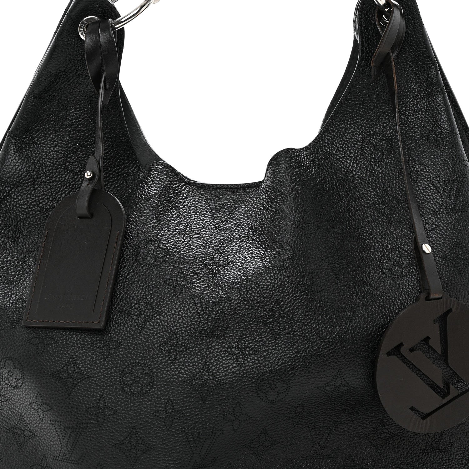 Louis Vuitton Mahina Carmel Hobo Black 8 of 10
