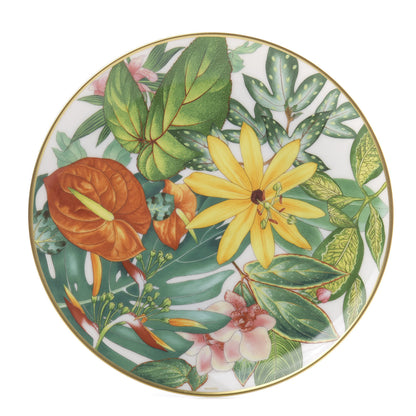 Hermes Porcelain Passifolia Dessert Plate N°2 Set of 2 1 of 6