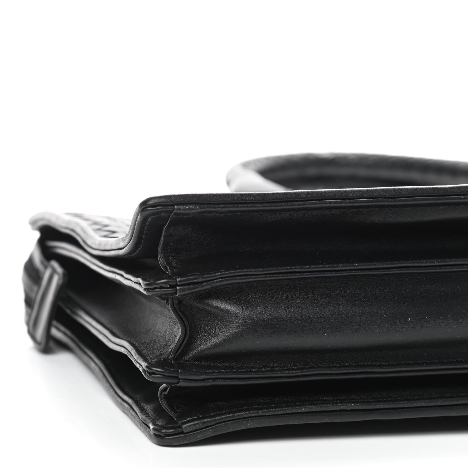 Bottega Veneta Calfskin Intrecciato Briefcase Black 5 of 10