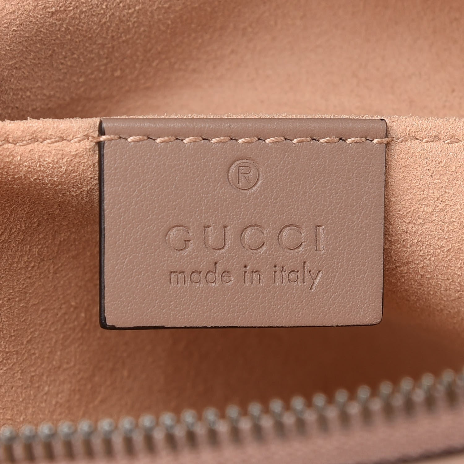 Gucci Calfskin Matelasse Small GG Marmont Chain Shoulder Bag Porcelain Rose 6 of 9