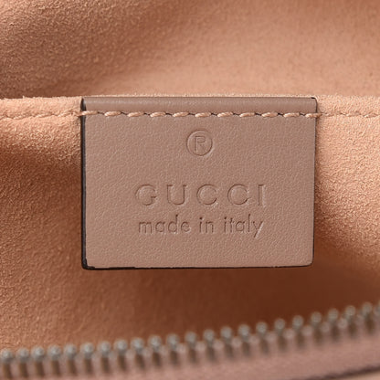 Gucci Calfskin Matelasse Small GG Marmont Chain Shoulder Bag Porcelain Rose 6 of 9