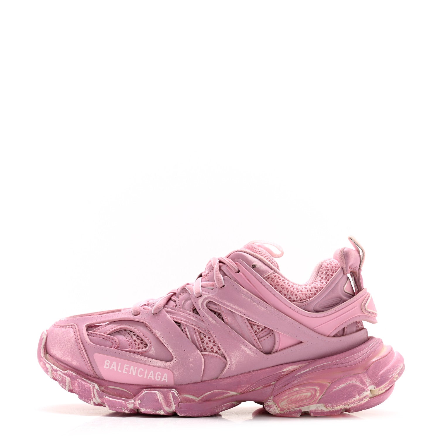 Balenciaga Mesh Nylon Womens Track Sneakers 36 36 Faded Pink 1 of 8