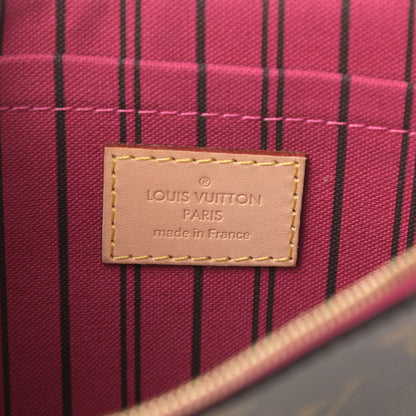 Louis Vuitton Monogram Neverfull MM GM Pochette Pivoine 6 of 13