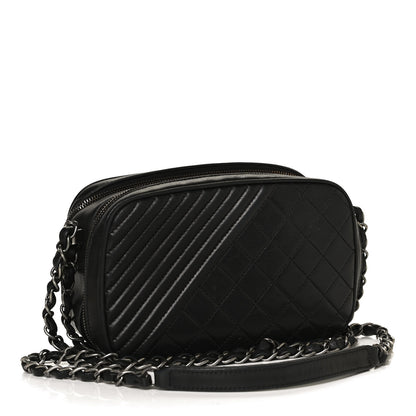 Chanel Lambskin Small Coco Boy Camera Case Black 3 of 10