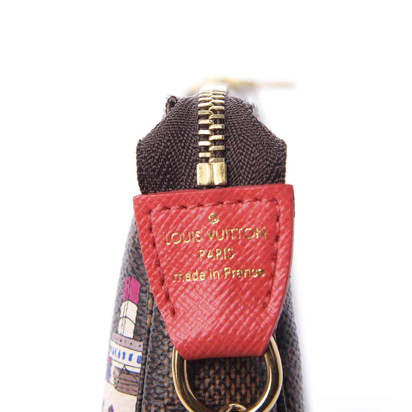Damier Ebene 2016 Christmas Animation Mini Pochette Accessories