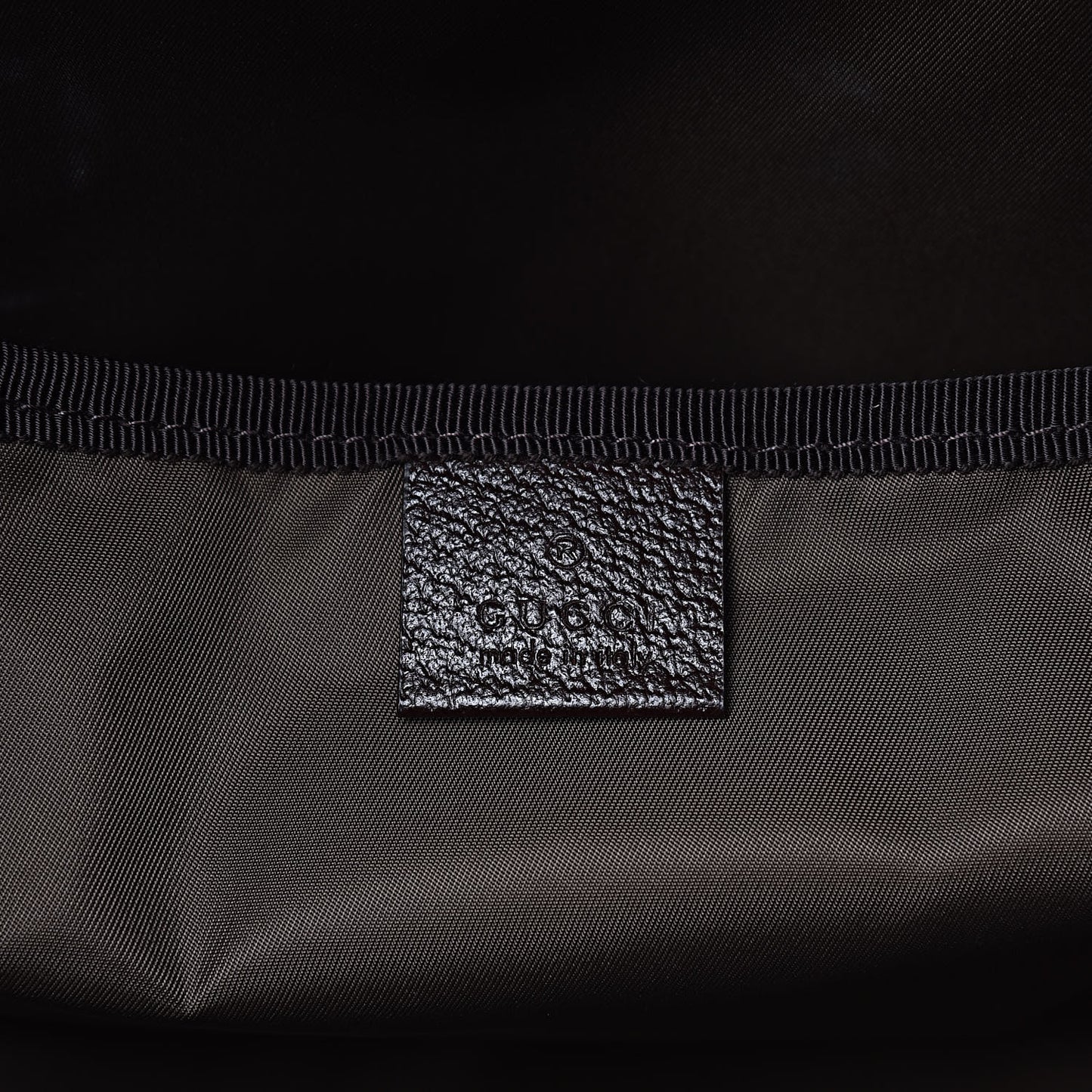 GG Supreme Monogram Selleria Calfskin Large Diaper Bag Beige Ebony Cocoa Dark Chocolate