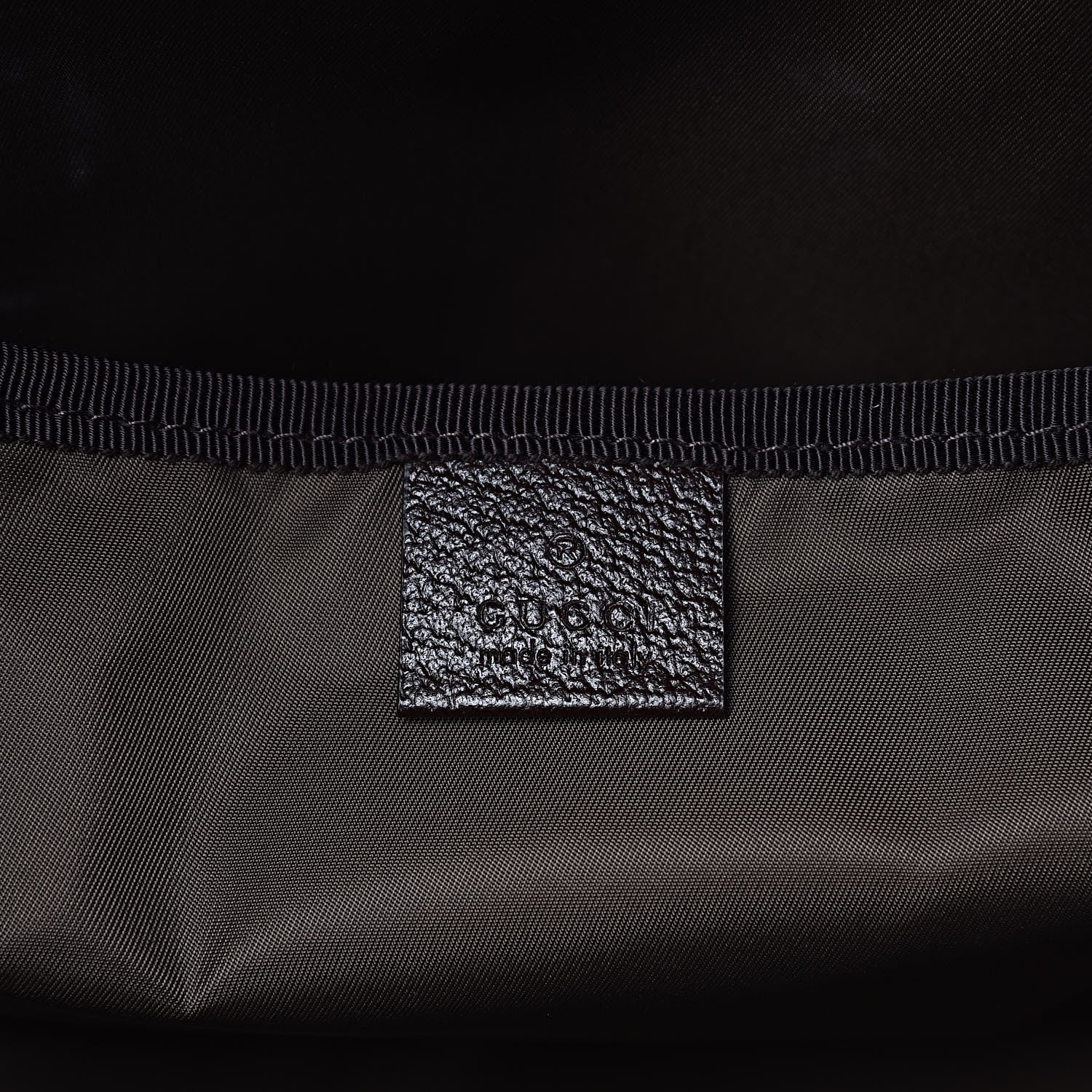 Gucci GG Supreme Monogram Selleria Calfskin Large Diaper Bag Beige Ebony Cocoa Dark Chocolate 7 of 13