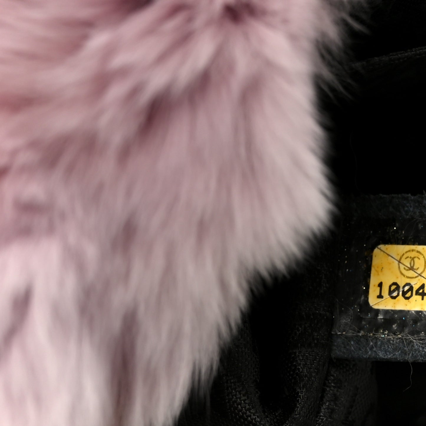 Rabbit Fur Tweed Small Fantasy Flap Lilac