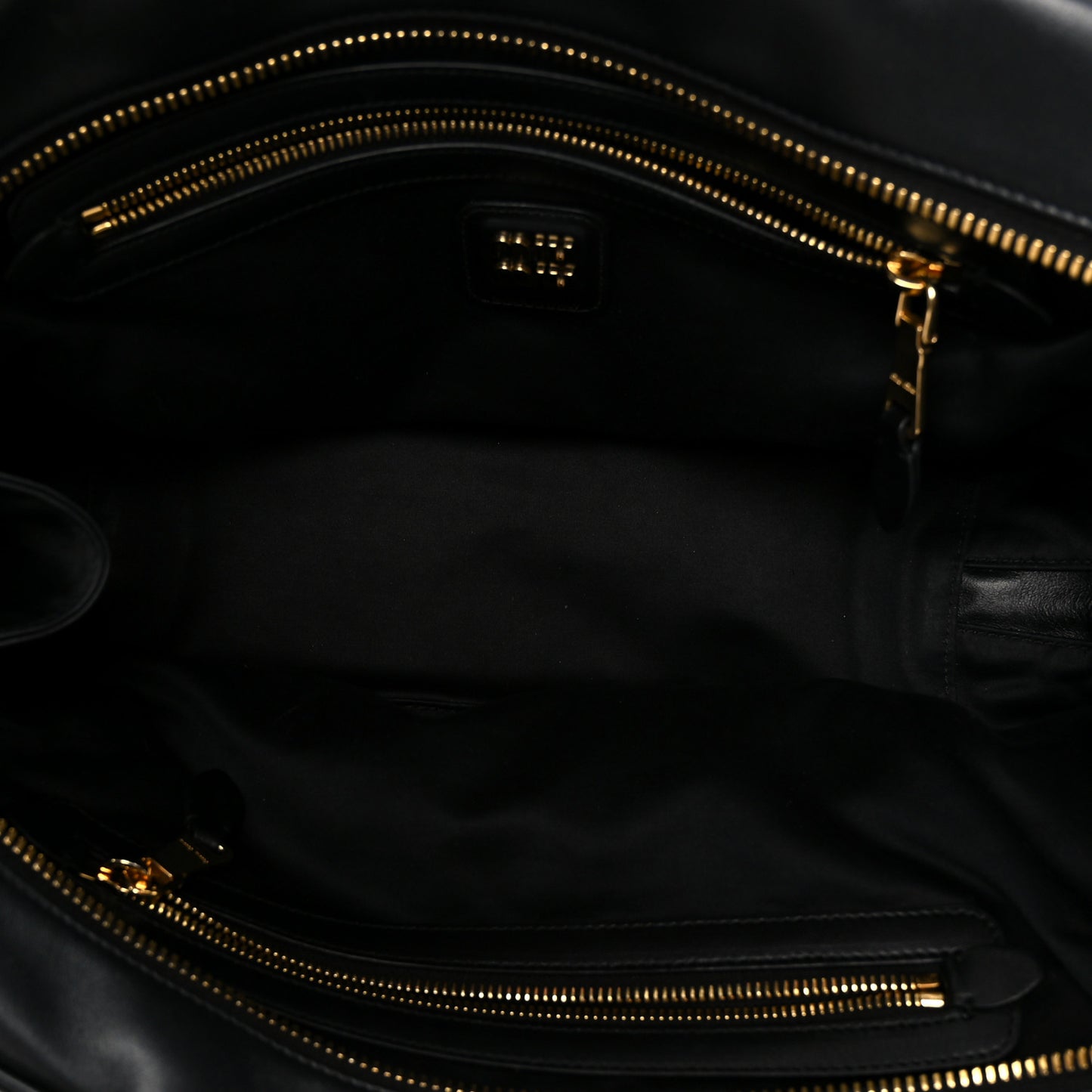 Soft Calf Softy Large Beau Top Handle Bag Black