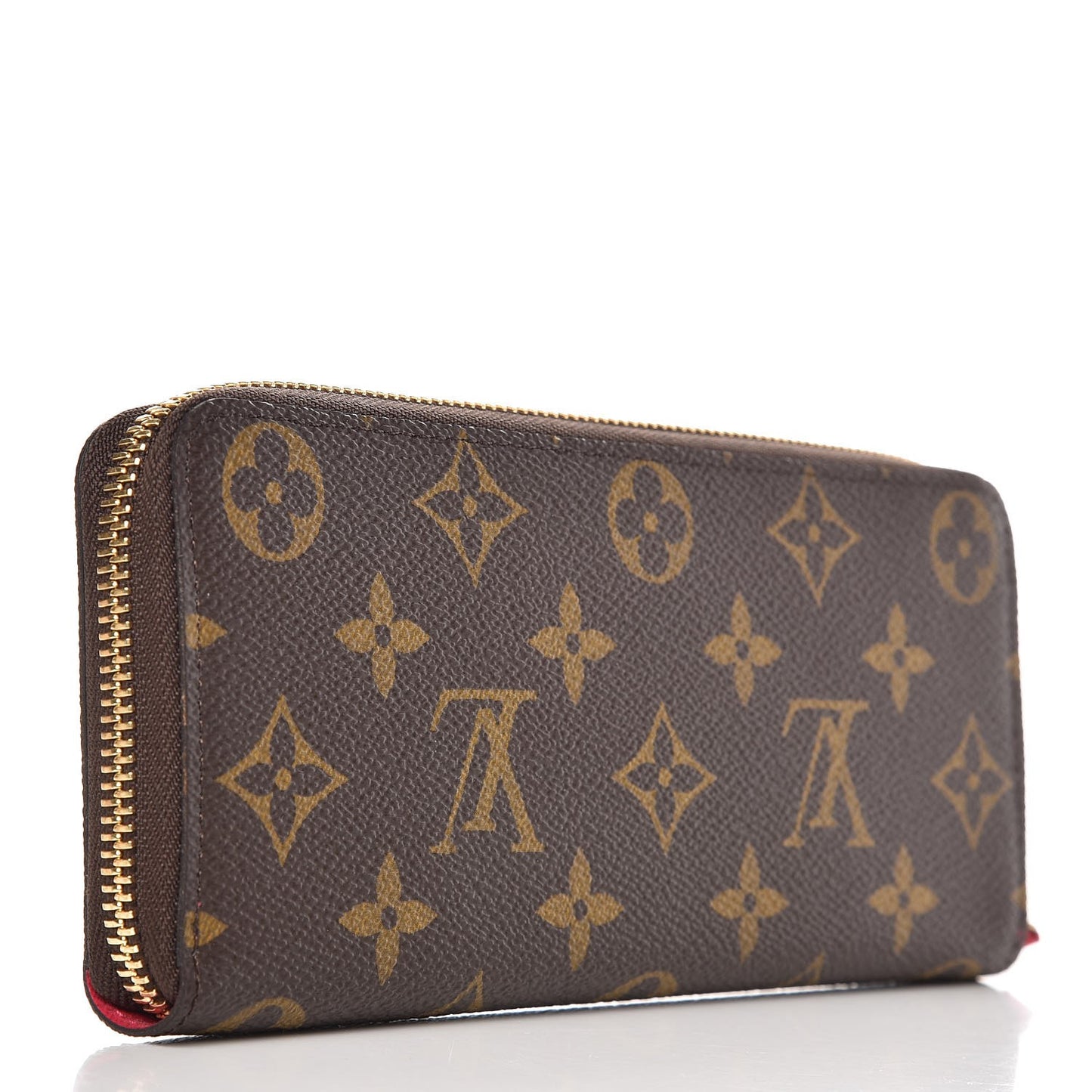 Monogram Clemence Wallet Hot Pink