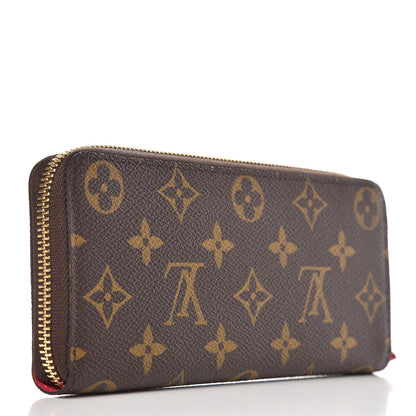 Louis Vuitton Monogram Clemence Wallet Hot Pink 3 of 7