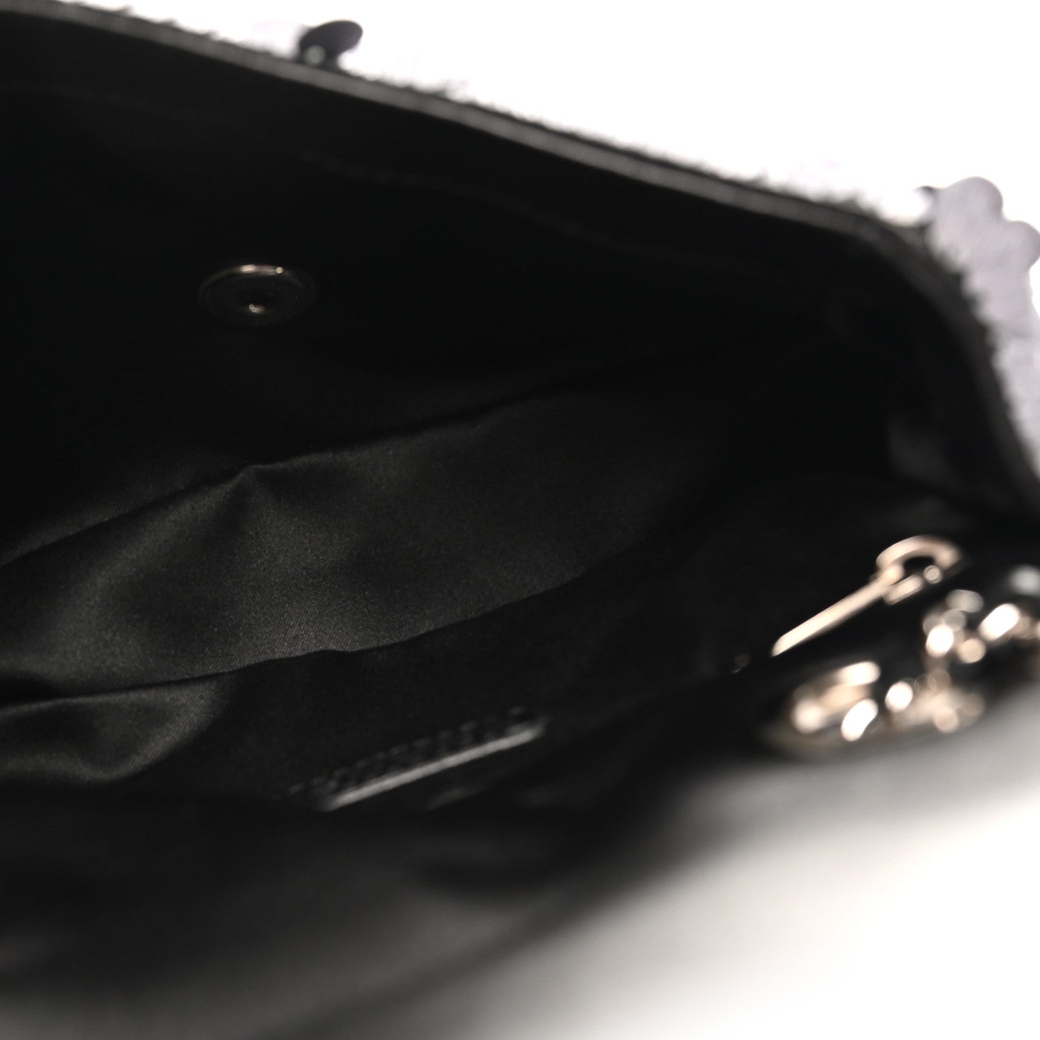 Chanel Sequin Small Single Flap Silver 5 of 10