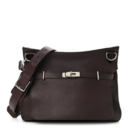Hermes Taurillon Clemence Jypsiere 34 Prune 1 of 13