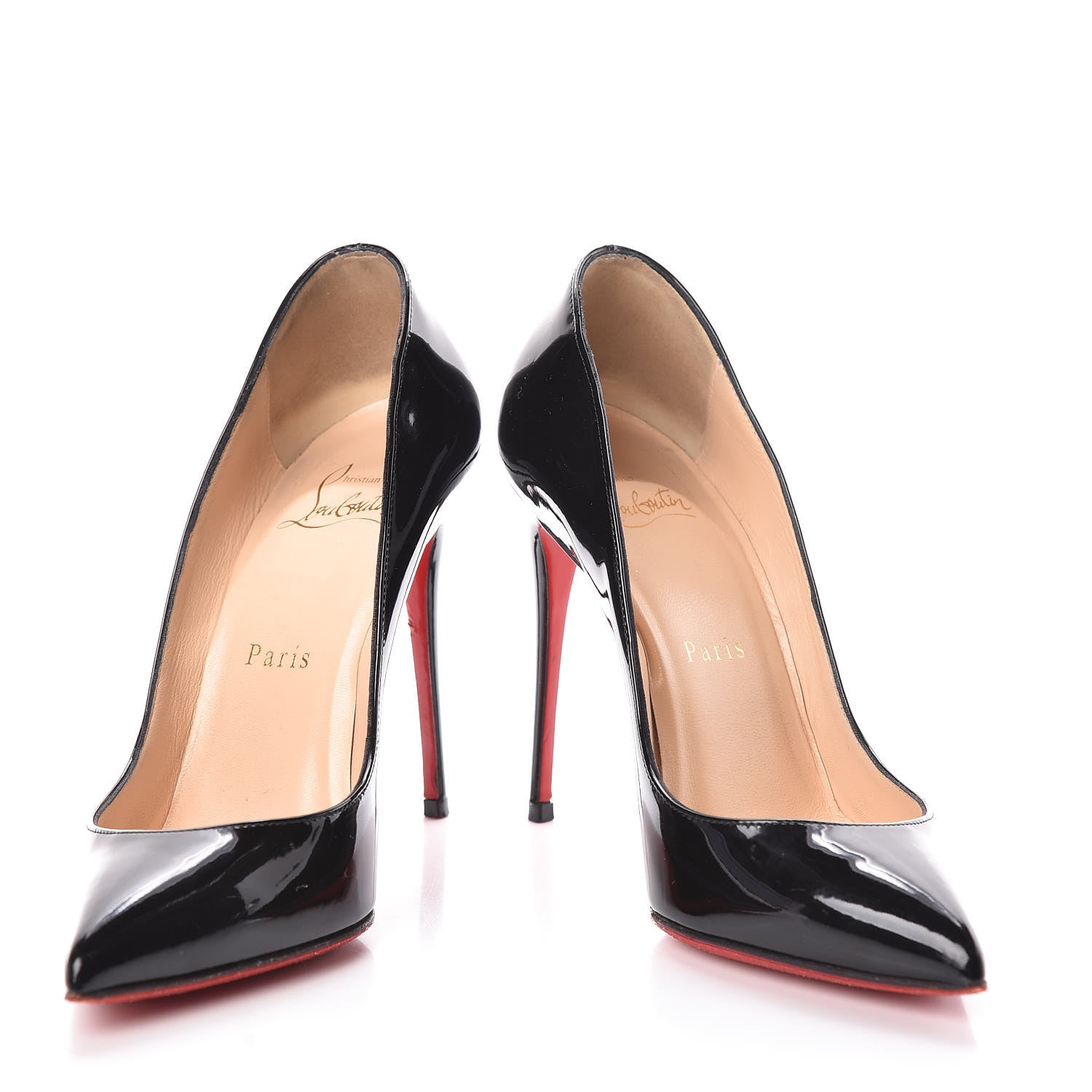 Christian Louboutin Patent Pigalle Follies 100 Pumps 36.5 Black 5 of 10