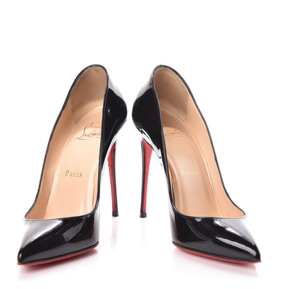 Christian Louboutin Patent Pigalle Follies 100 Pumps 36.5 Black 5 of 10