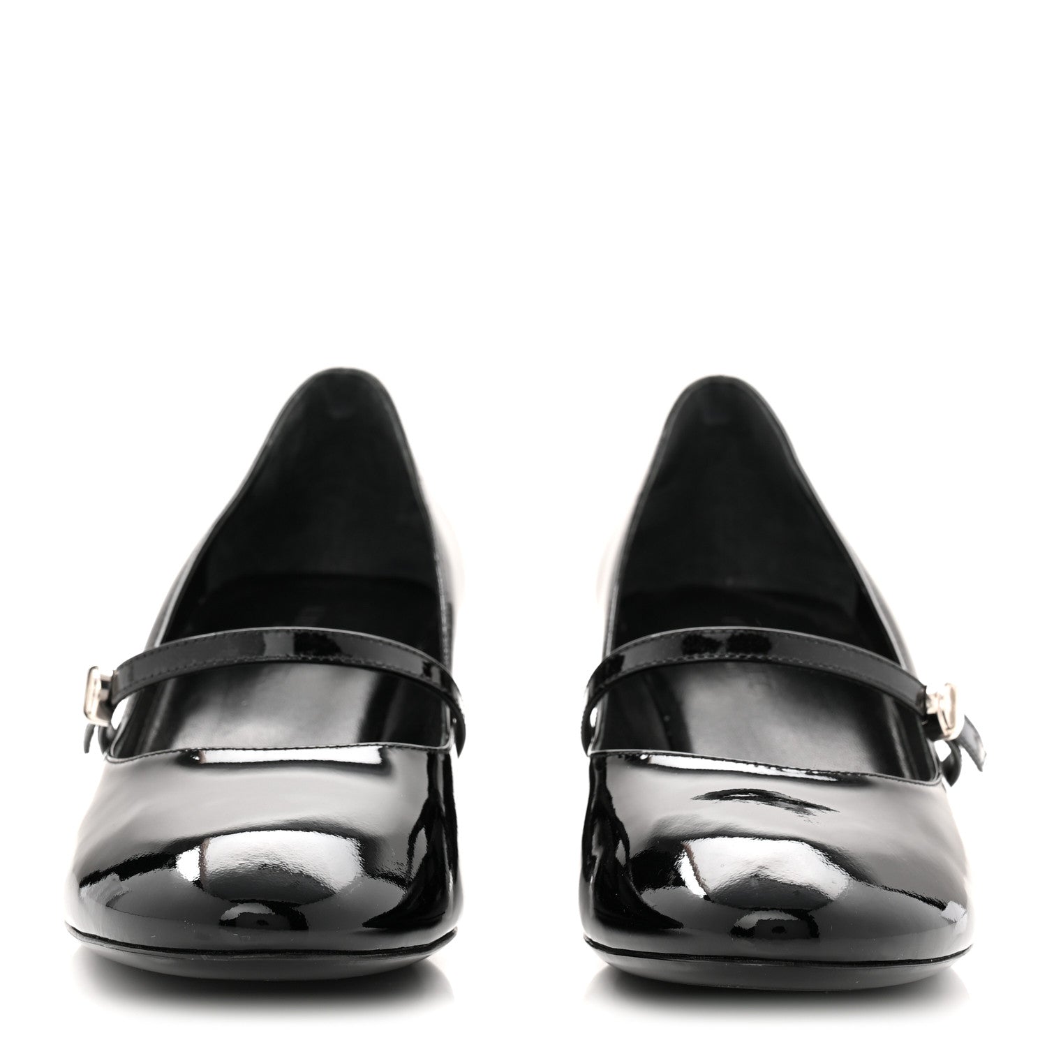 Louis Vuitton Patent Uniformes Silhouette 40mm Pumps 39 Black 2 of 9