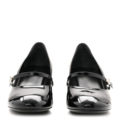 Louis Vuitton Patent Uniformes Silhouette 40mm Pumps 39 Black 2 of 9