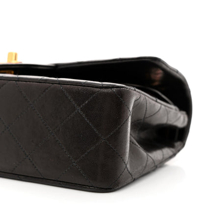Chanel Lambskin Quilted Small Double Flap Black 10 of 15