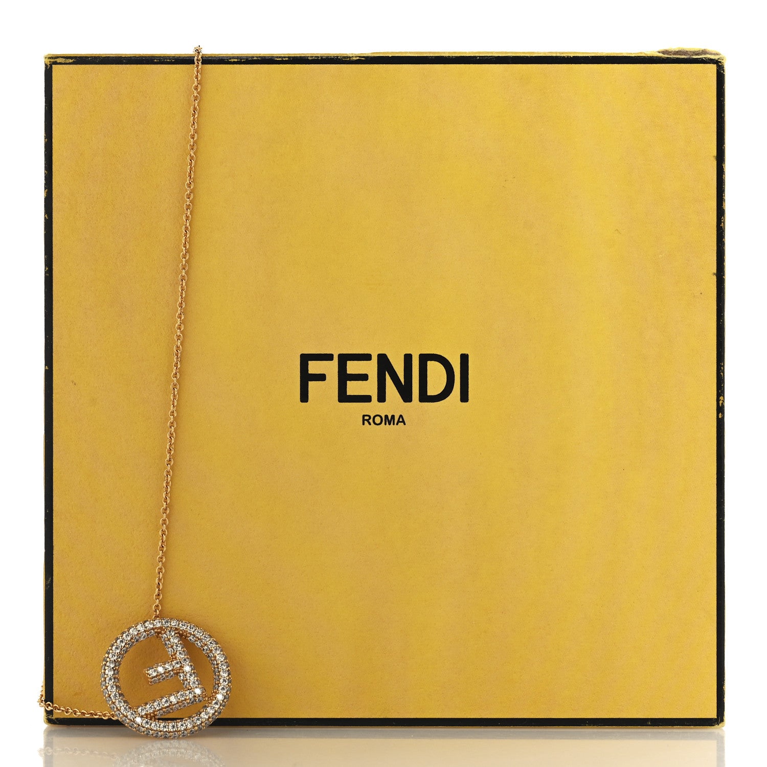 Fendi Metal Crystal F is Fendi Necklace Gold 1704696 – FASHIONPHILE