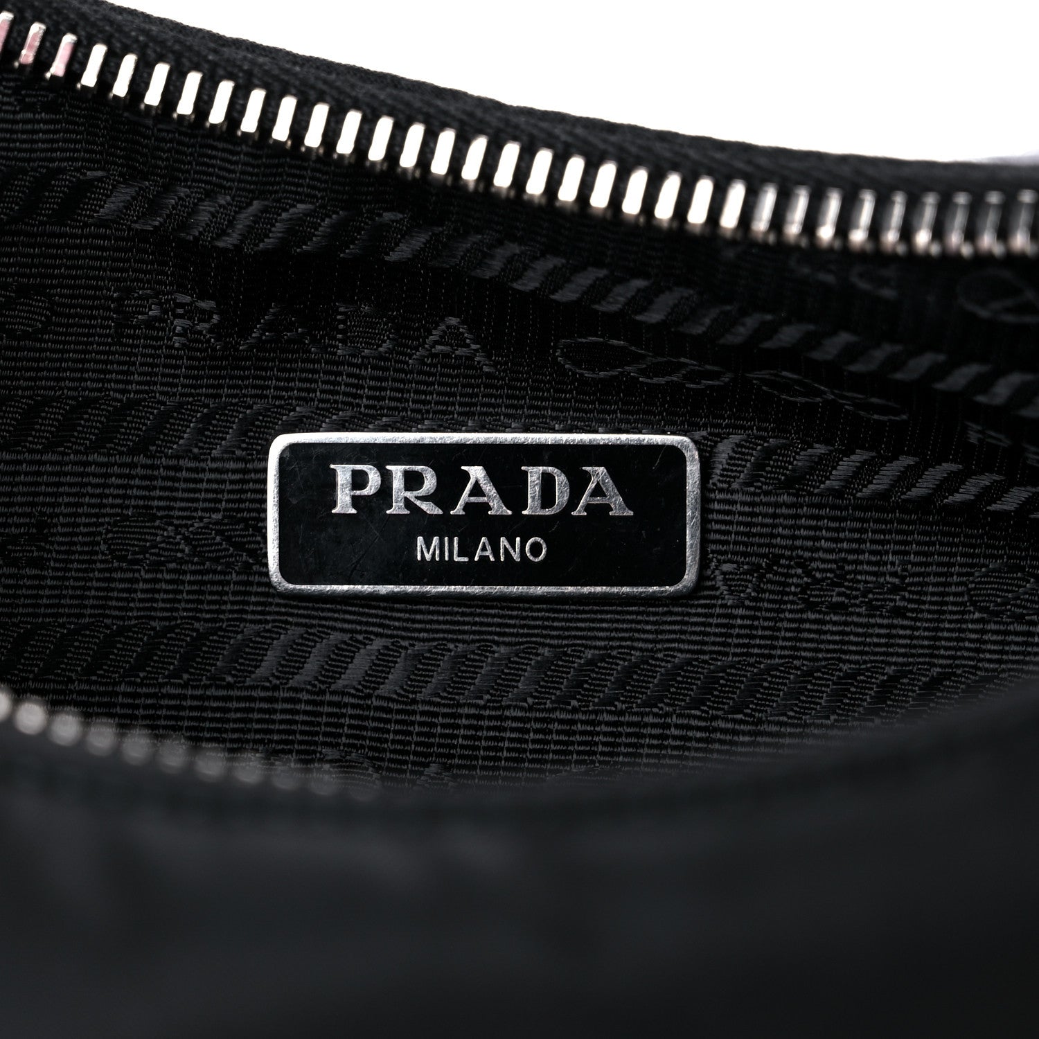 Prada Nylon Re-Edition 2005 Shoulder Bag Black 8 of 11