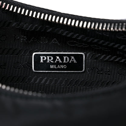 Prada Nylon Re-Edition 2005 Shoulder Bag Black 8 of 11
