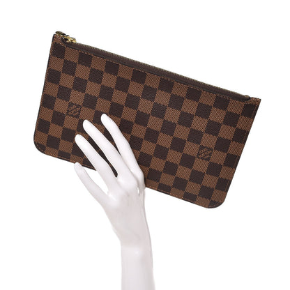 Louis Vuitton Damier Ebene Neverfull MM GM Pochette 2 of 8