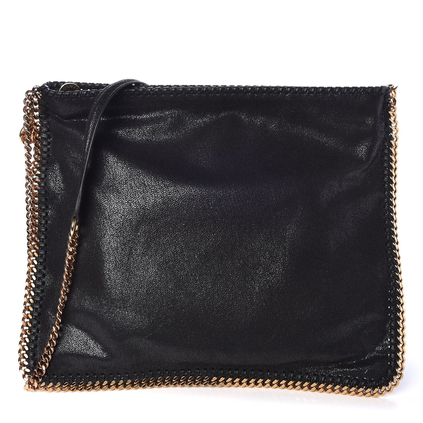 Shaggy Deer Medium Falabella Crossbody Bag Black