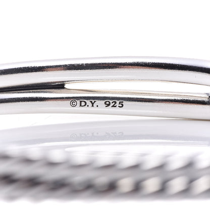 David Yurman Sterling Silver Single Loop Labyrinth Bracelet 4 of 5