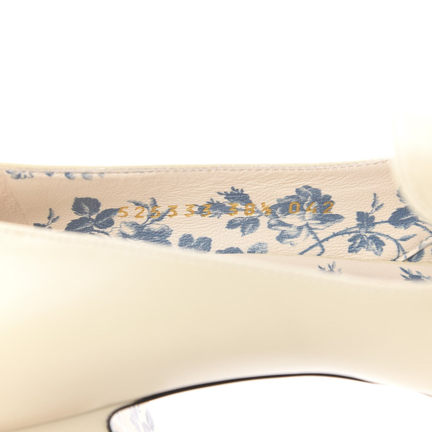 Malaga Kid GG Victoire 55mm Loafer Pumps 38.5 Vintage White
