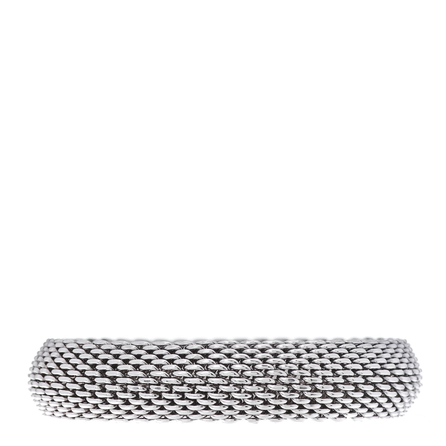 Tiffany Sterling Silver Somerset Mesh Bracelet 1 of 4