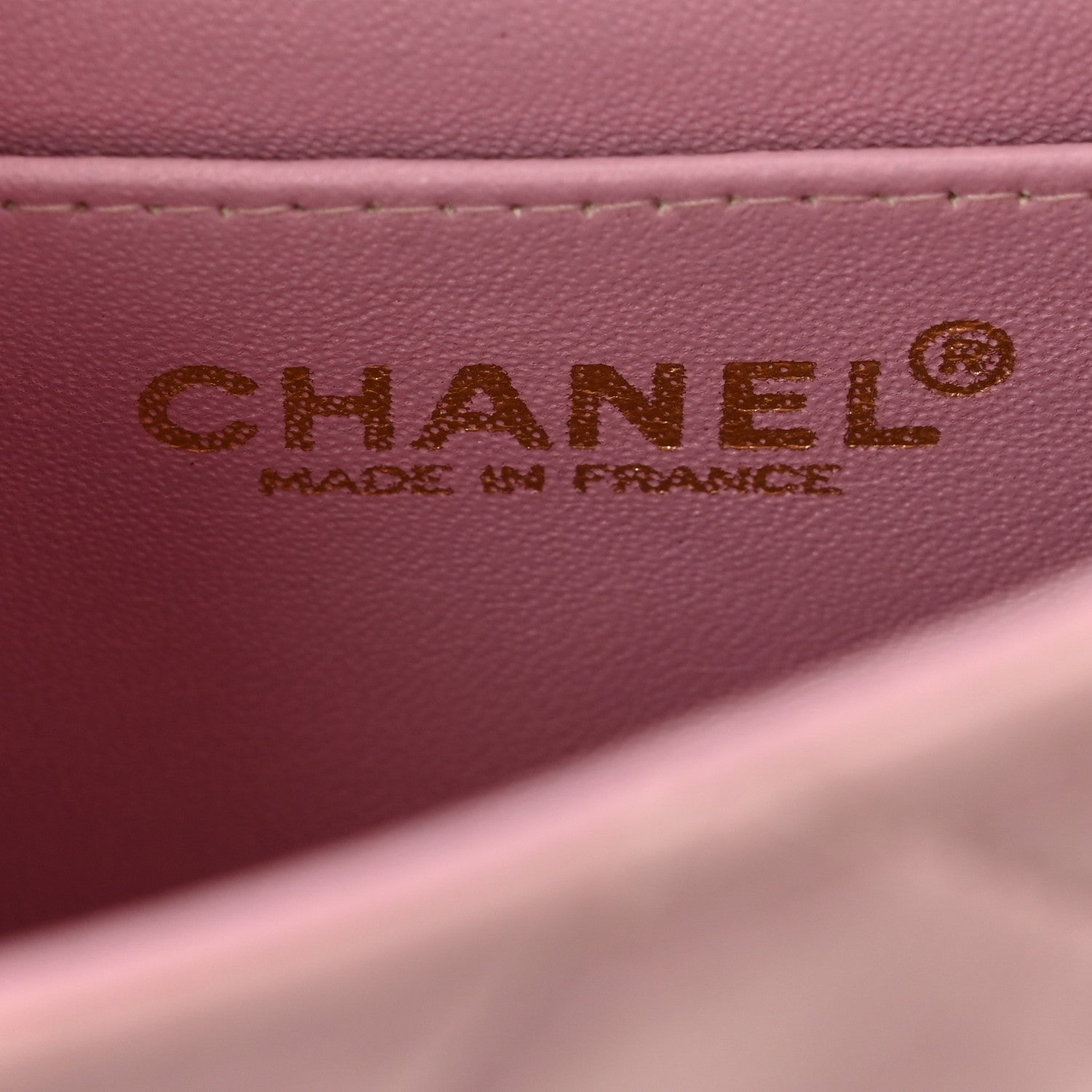Chanel Lambskin Quilted Mini Square Flap Bag Light Pink 6 of 12