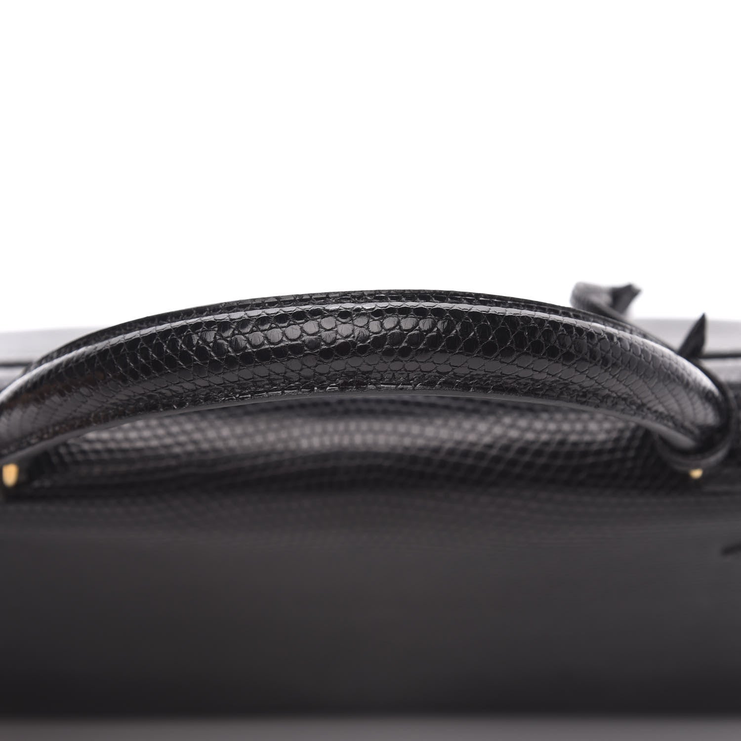 Hermes Lizard Kelly Sellier 32 Black 19 of 35