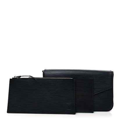 Louis Vuitton Epi Pochette Felicie Black 3 of 12
