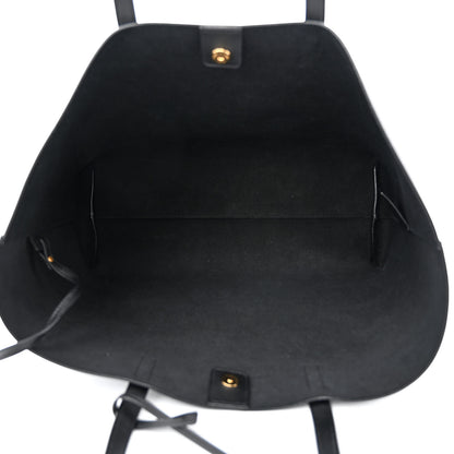 Saint Laurent Calfskin Large Shopping Tote Black 6 of 12