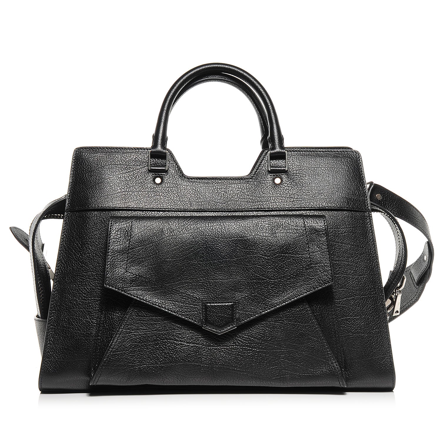 Proenza Schouler Leather PS13 Large Satchel Black 1 of 8
