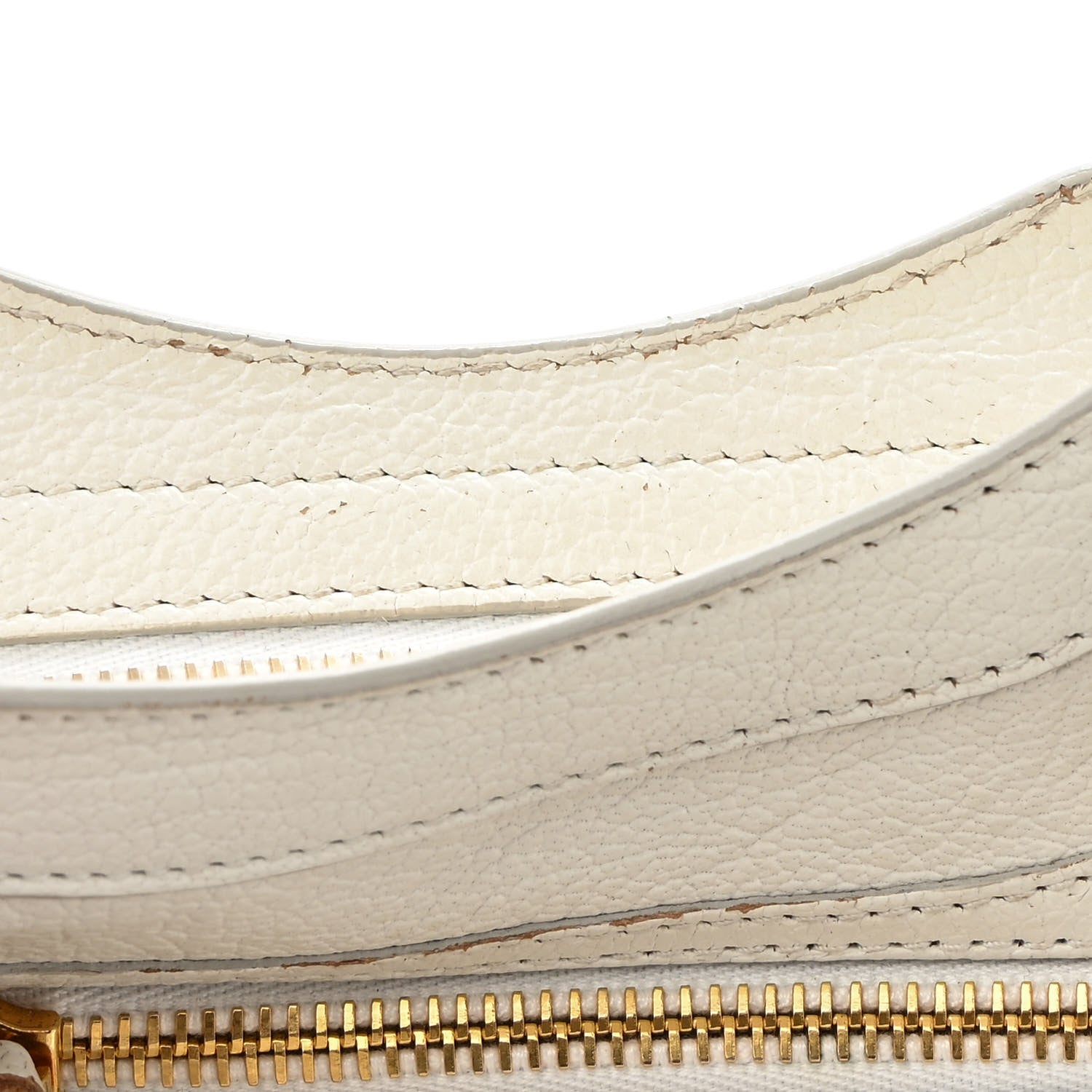 Balenciaga Chevre Gold Metallic Edge Hardware Mini City White 12 of 14