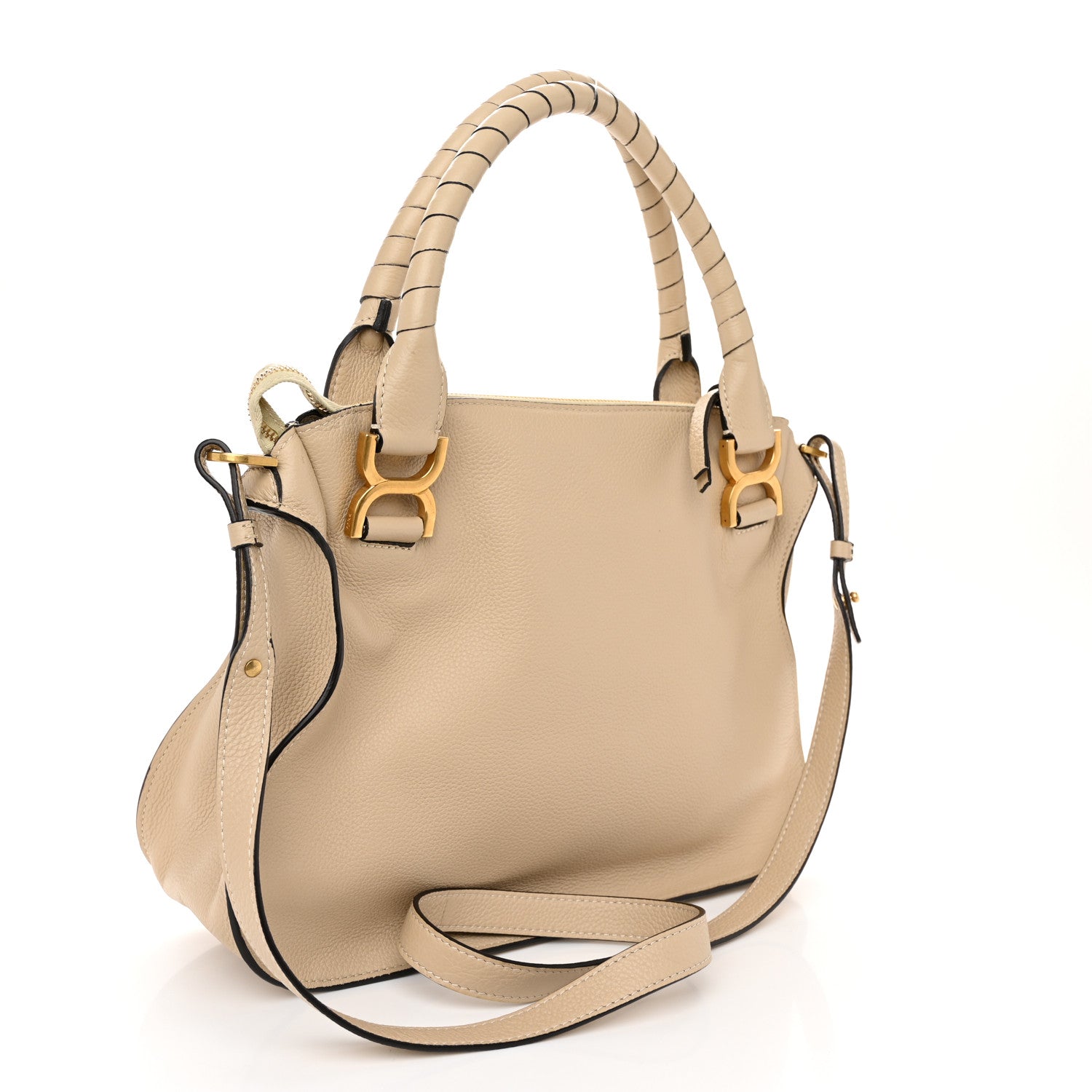 Chloe Calfskin Medium Marcie Satchel Blush Nude 3 of 11