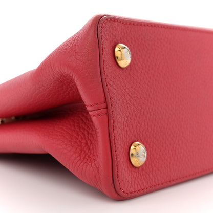 Louis Vuitton Taurillon Multicolor Capucines PM Rouge Carmine 8 of 12