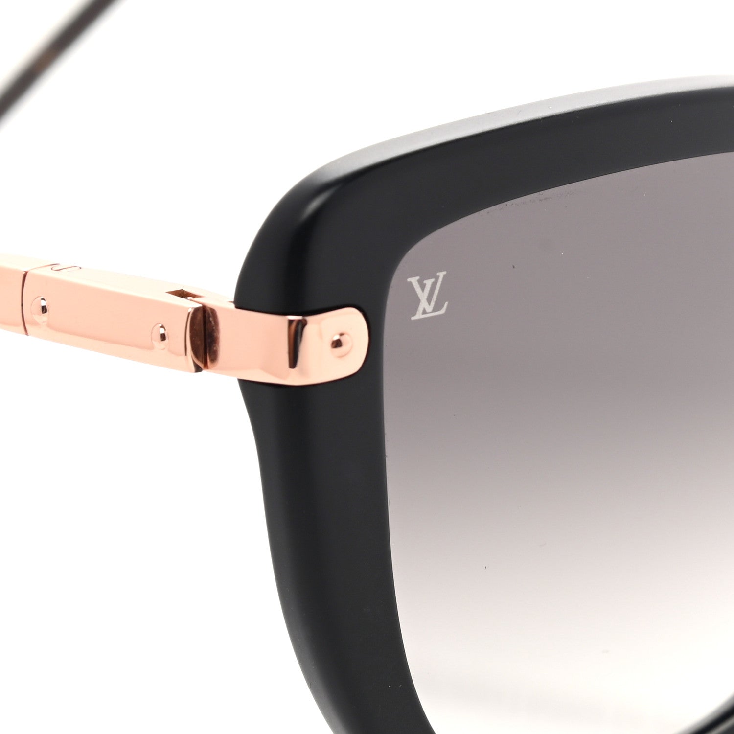 Louis Vuitton Monogram Acetate Charlotte Sunglasses Z0781W Black 5 of 8