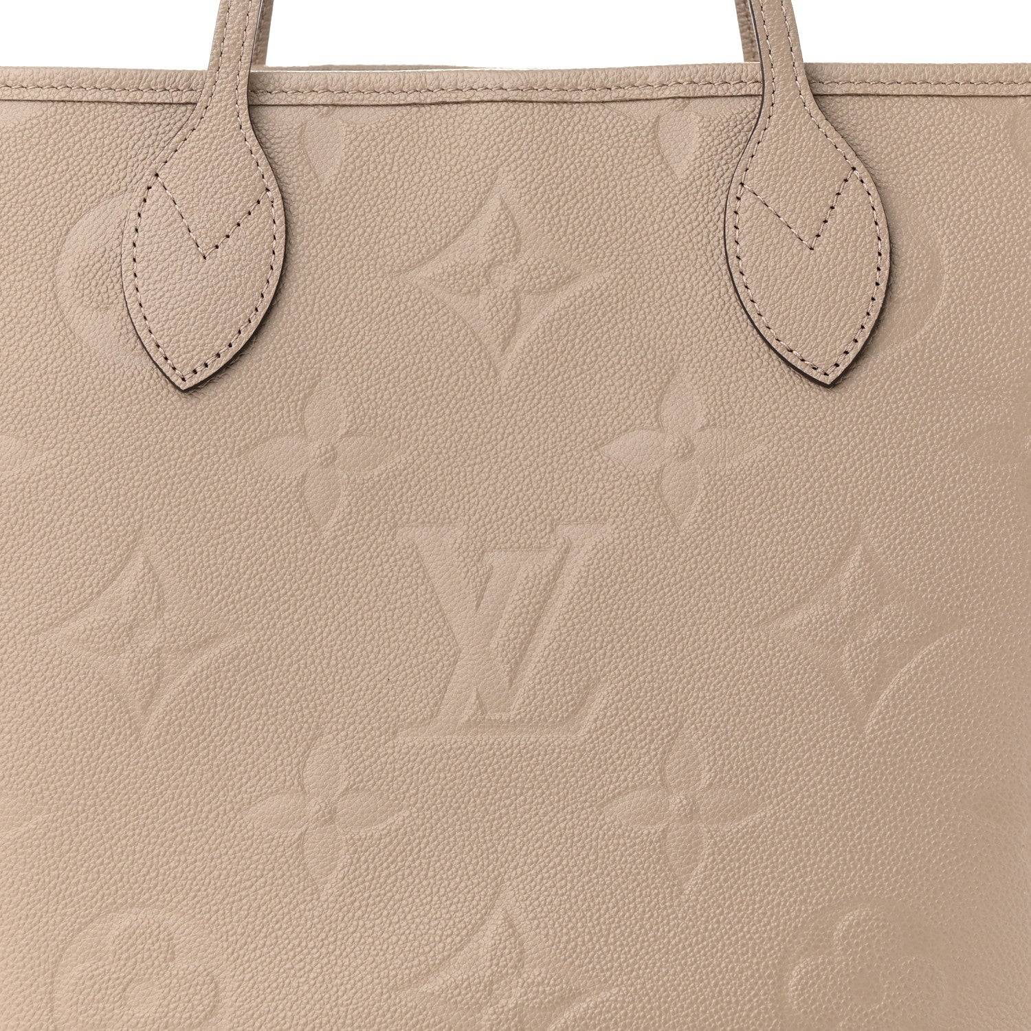 Louis Vuitton Empreinte Monogram Giant Neverfull MM Tourterelle 8 of 10