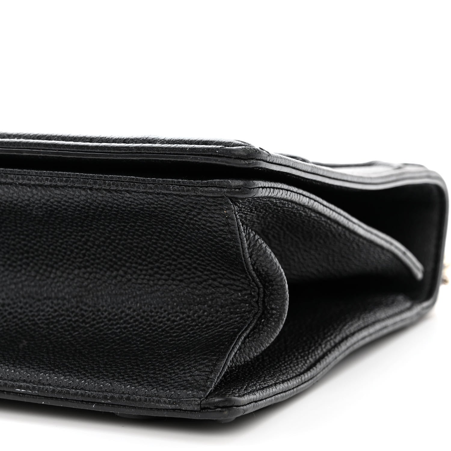 Christian Dior Grained Calfskin Medium Diorama Flap Bag Black 11 of 11
