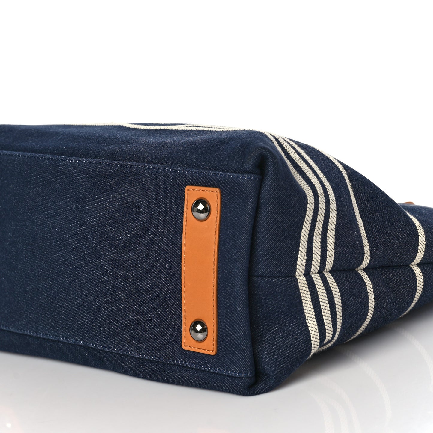 Denim Shopping Tote Blue