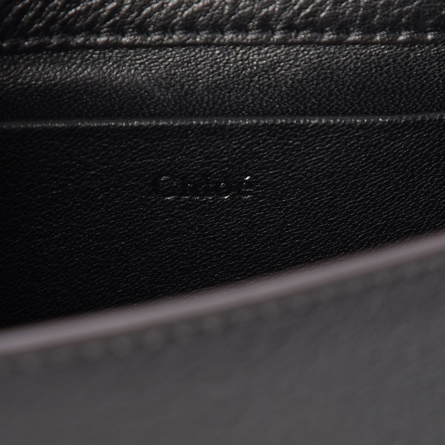 Calfskin Small Nile Bracelet Minaudiere Bag Black