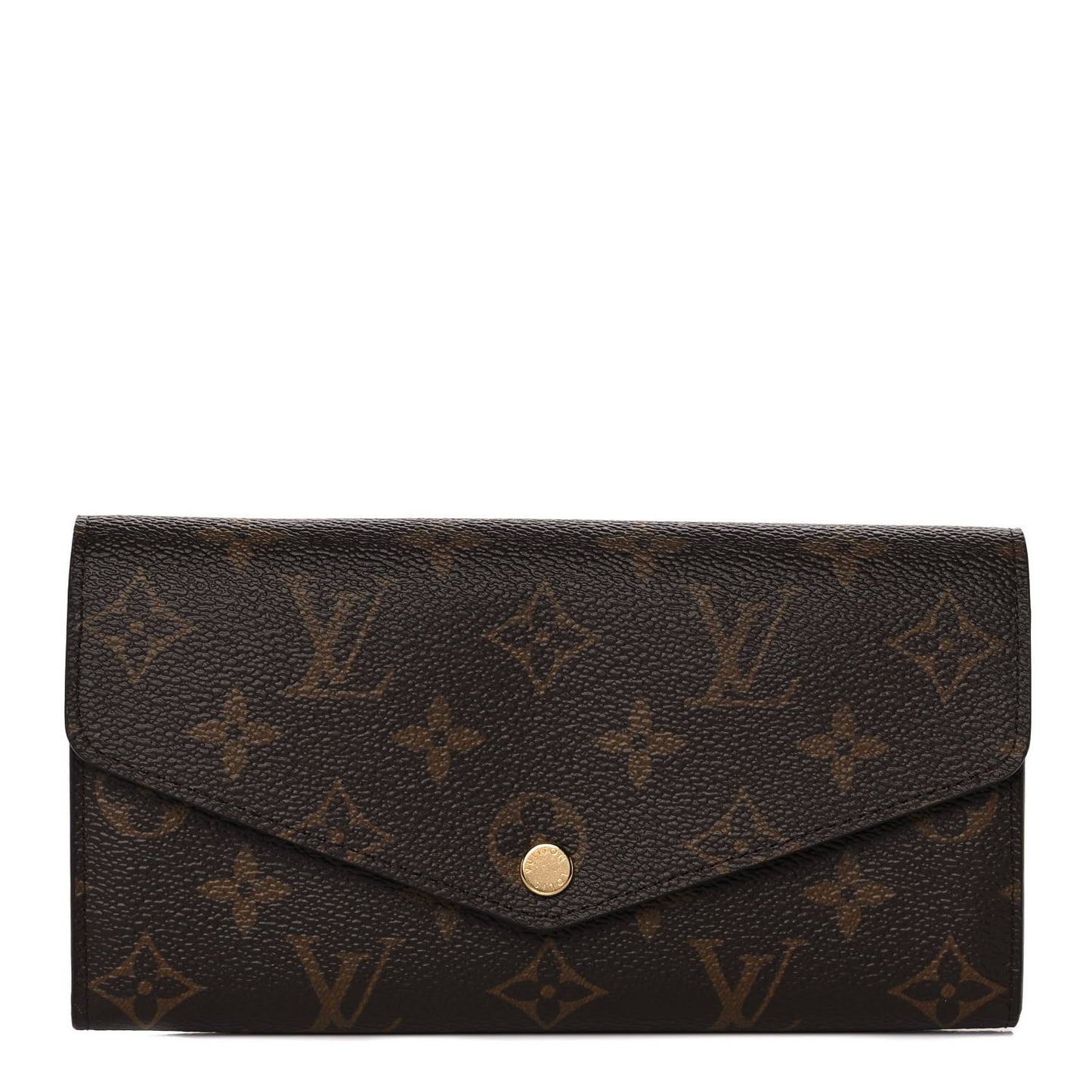 Monogram Sarah Wallet NM Coquelicot