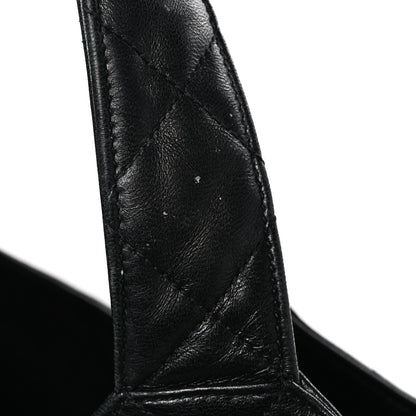 Saint Laurent Lambskin Quilted Maxi Icare Shopping Tote Black 11 of 11