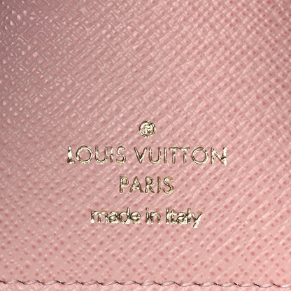 Louis Vuitton Damier Azur Victorine Wallet Rose Ballerine 6 of 7