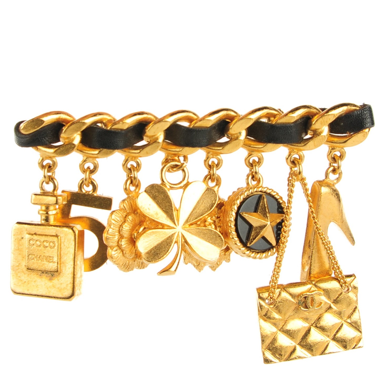 Lucky Charms Brooch Gold